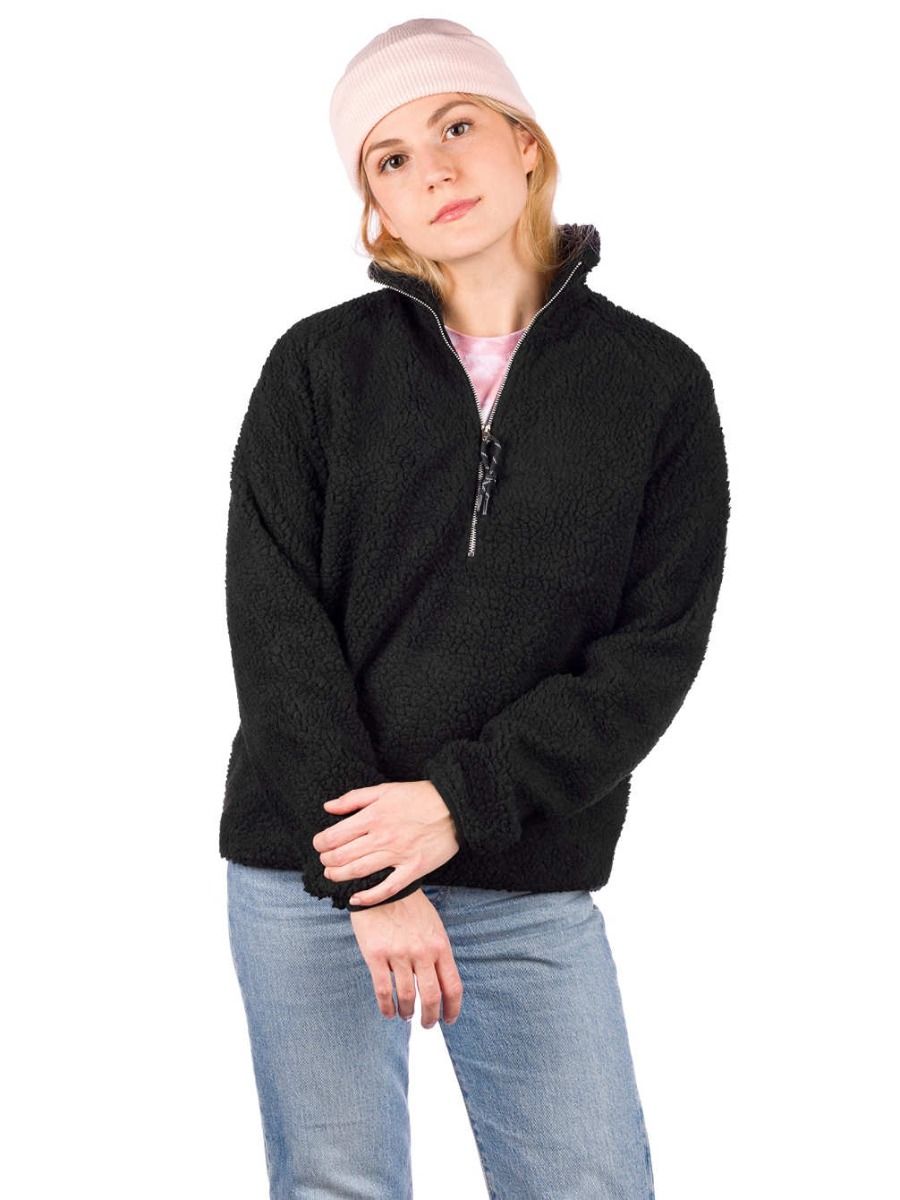 Bluza Santa Cruz Libby 1/2 Zip Sweater Black