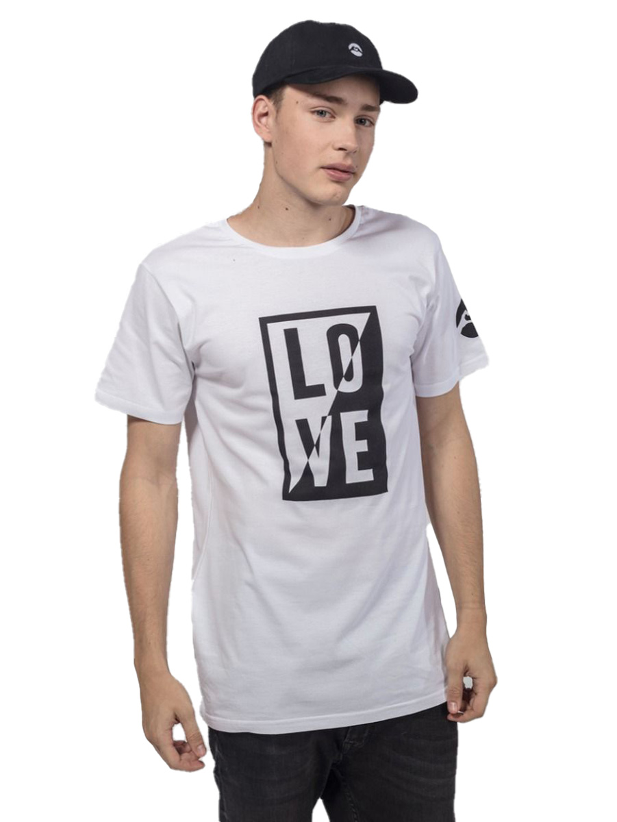 Tricou Support the LOVE Ying Yang White S
